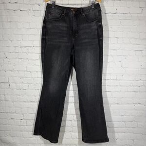 Judy Blue Boot Cut Jeans Women Size 18W Dark Gray High Rise Whiskers Pants